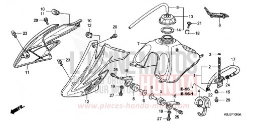 RESERVOIR A CARBURANT CRF100FB de 2011